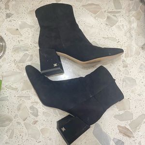 Sam Edelman Daruby Booties Black Suede